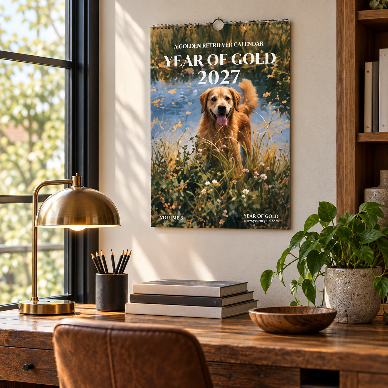 Golden Retriever Calendar Vol. 3