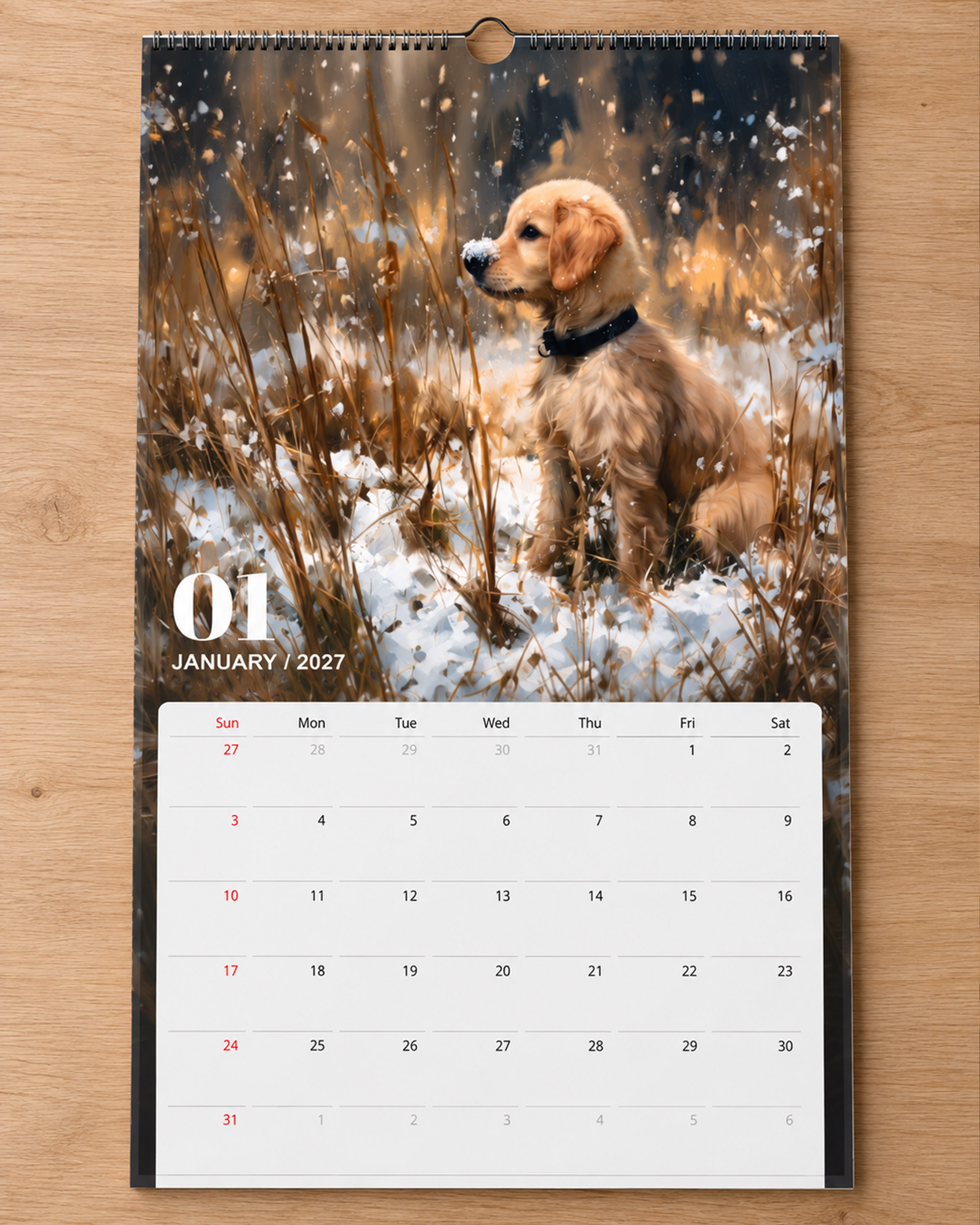Golden Retriever Calendar Vol. 3